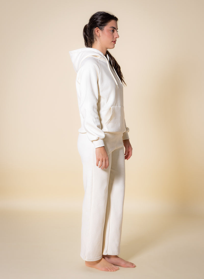 TEXTURED COMFORT HOODIE SET