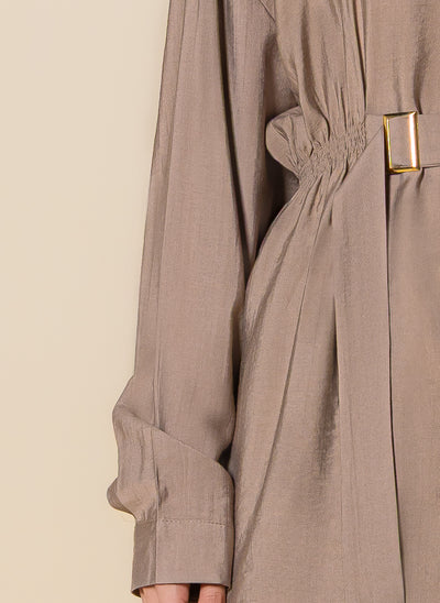 BELTED SKIRT SET