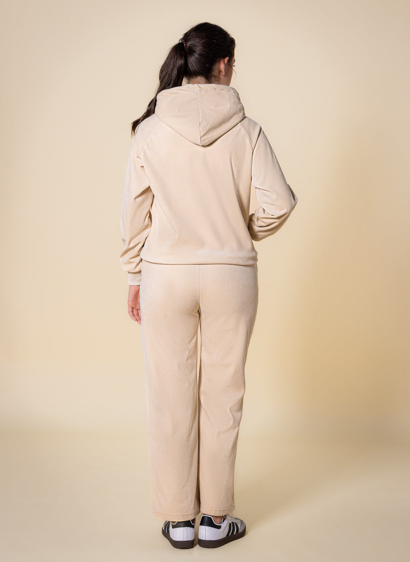 TEXTURED HOODIE SET