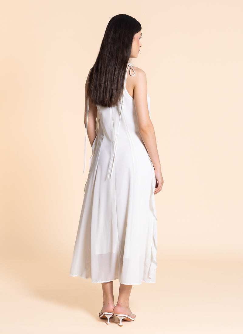 DETAILED MIDI DRESS