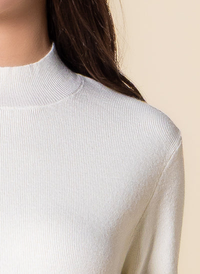 FINE KNIT FITTED MIDI DRESS