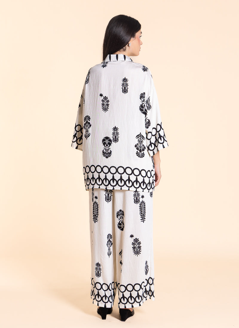 COMFORT PRINTED SHIRT SET