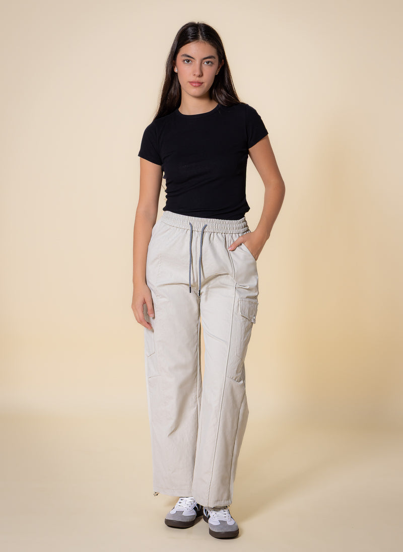JOGGER-WAIST CARGO TROUSERS