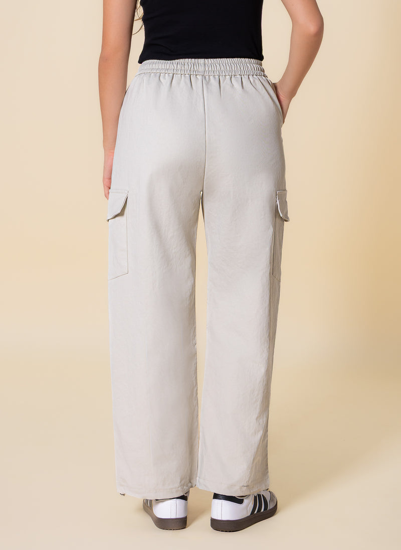 JOGGER-WAIST CARGO TROUSERS