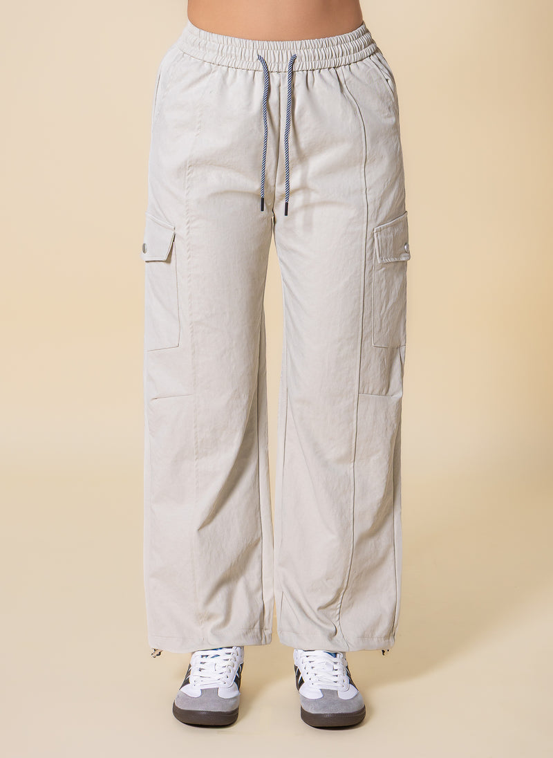 JOGGER-WAIST CARGO TROUSERS