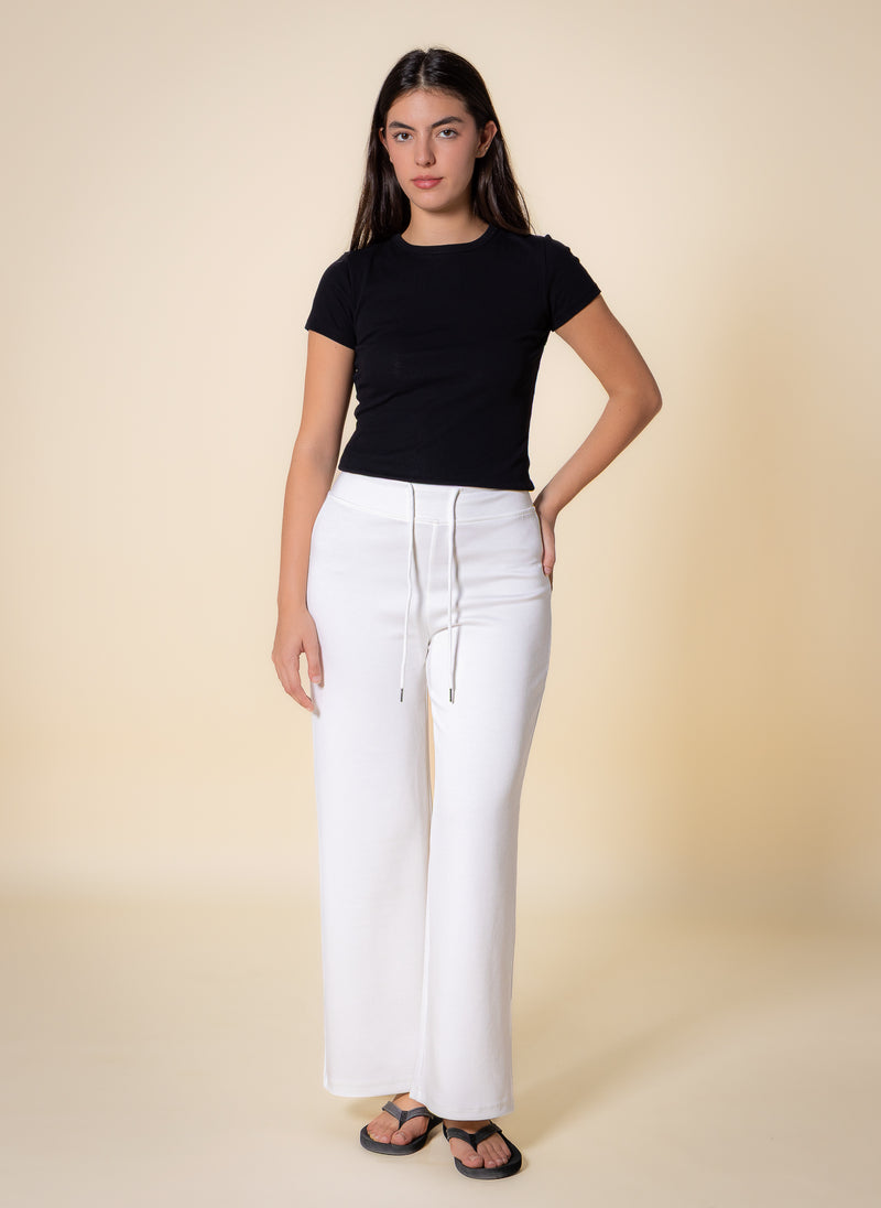 SOFT WIDE-LEG COMFORT PANTS
