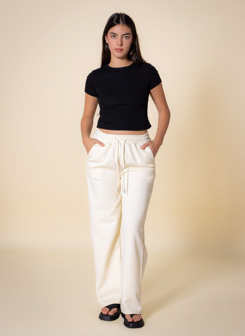 JOGGER-WAIST MIDWEIGHT TROUSERS