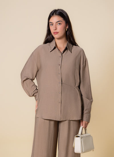 DETAILED LIGHTWEIGHT SHIRT SET