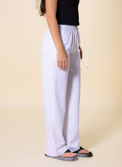 JOGGER-WAIST COTTON TROUSERS