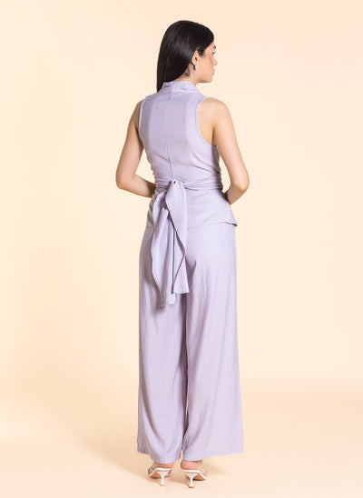DETAILED WRAP TOP SET