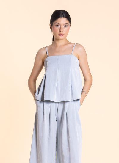DETAILED STRAPPY TOP SET