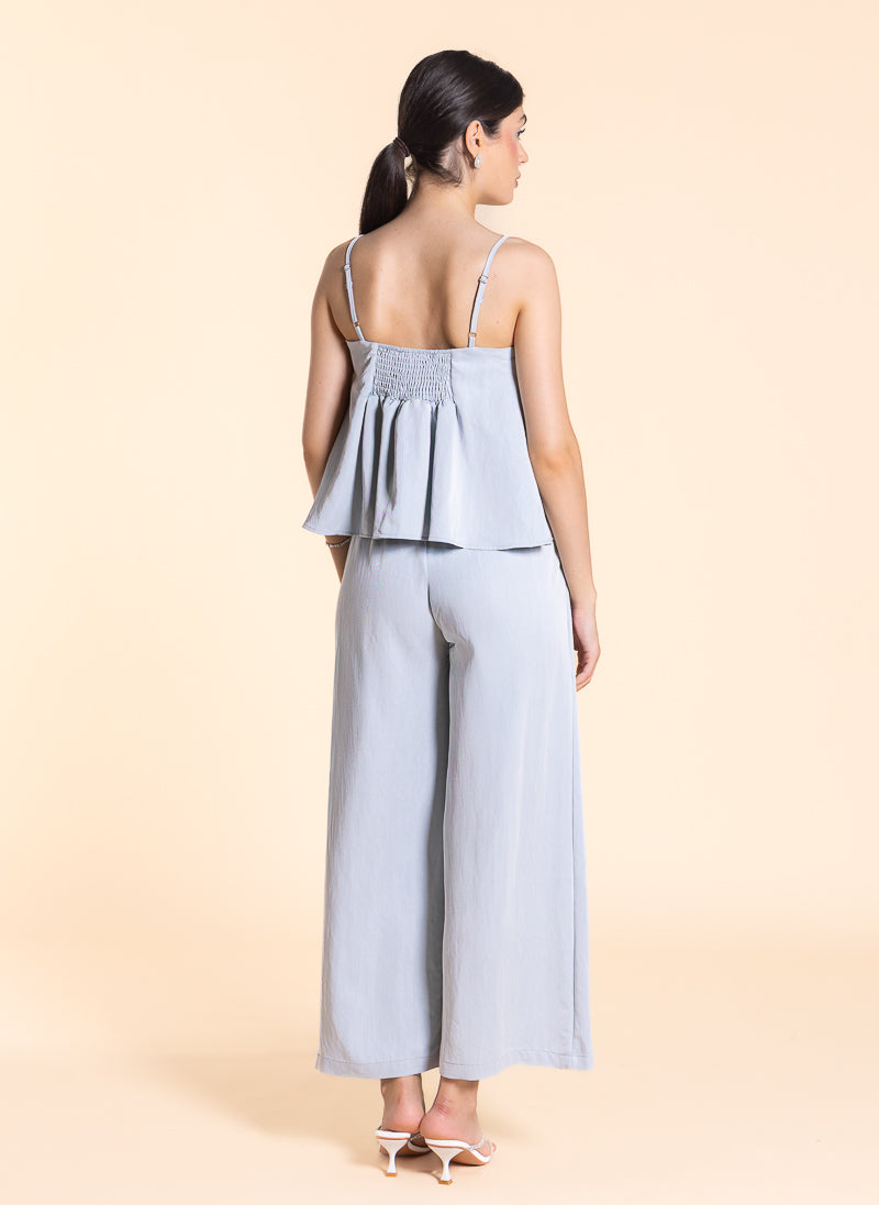 DETAILED STRAPPY TOP SET