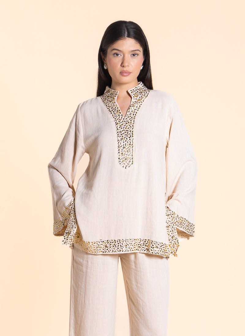 DETAIL STUDDED TOP SET