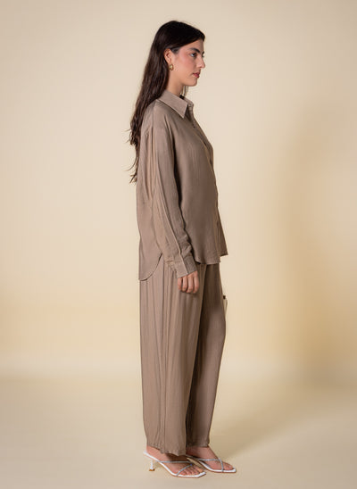 DETAILED LIGHTWEIGHT SHIRT SET