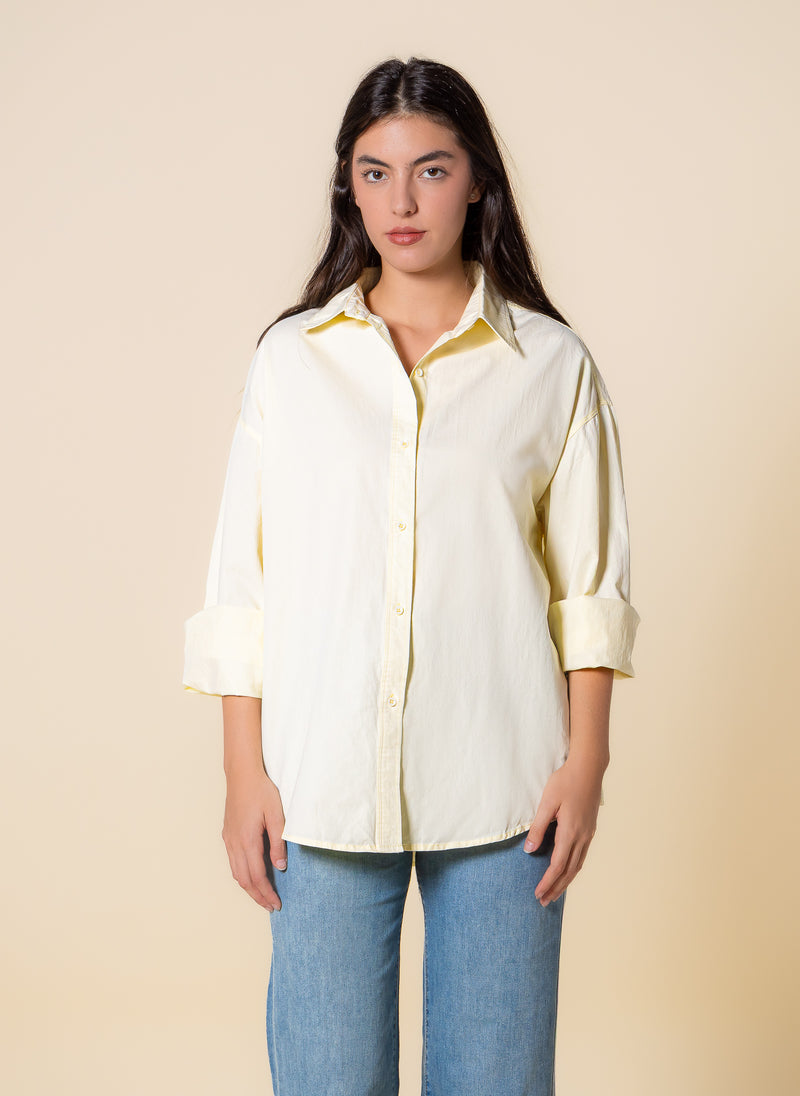 DETAILED COTTON BLEND SHIRT