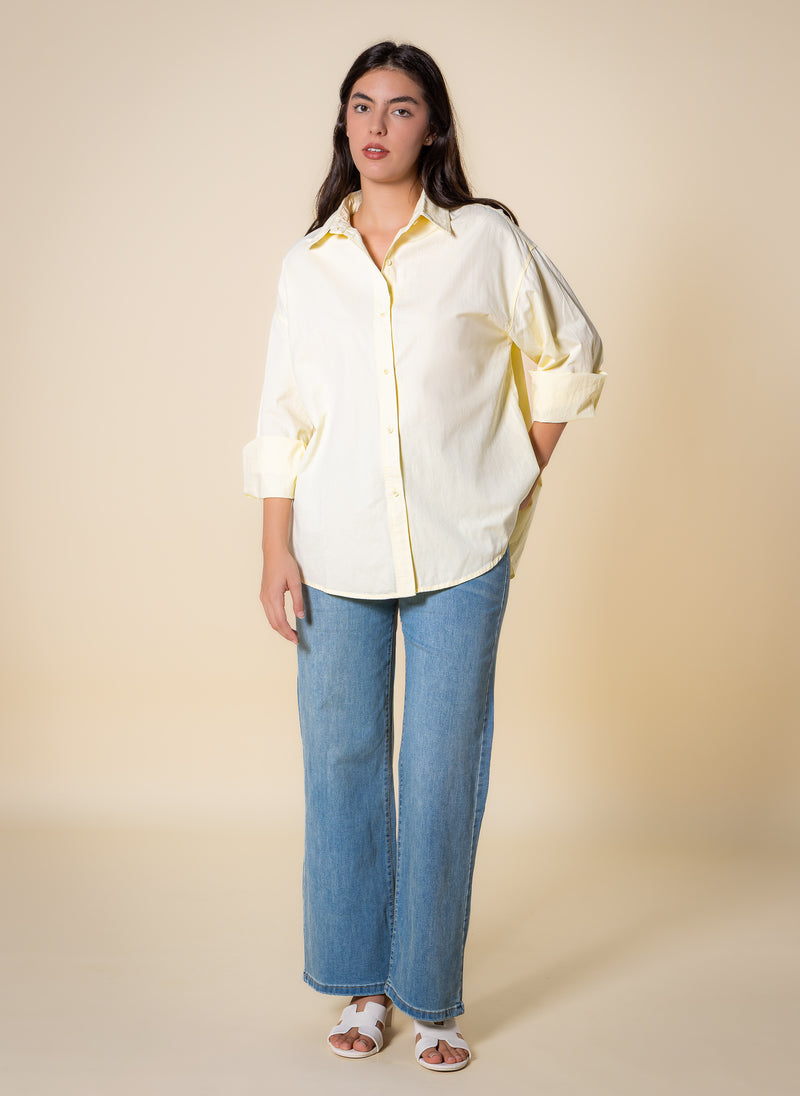 DETAILED COTTON BLEND SHIRT