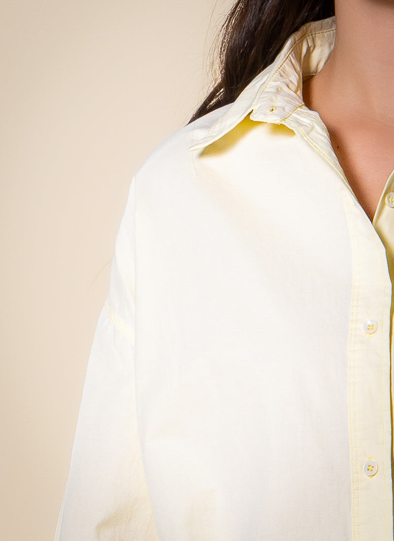 DETAILED COTTON BLEND SHIRT