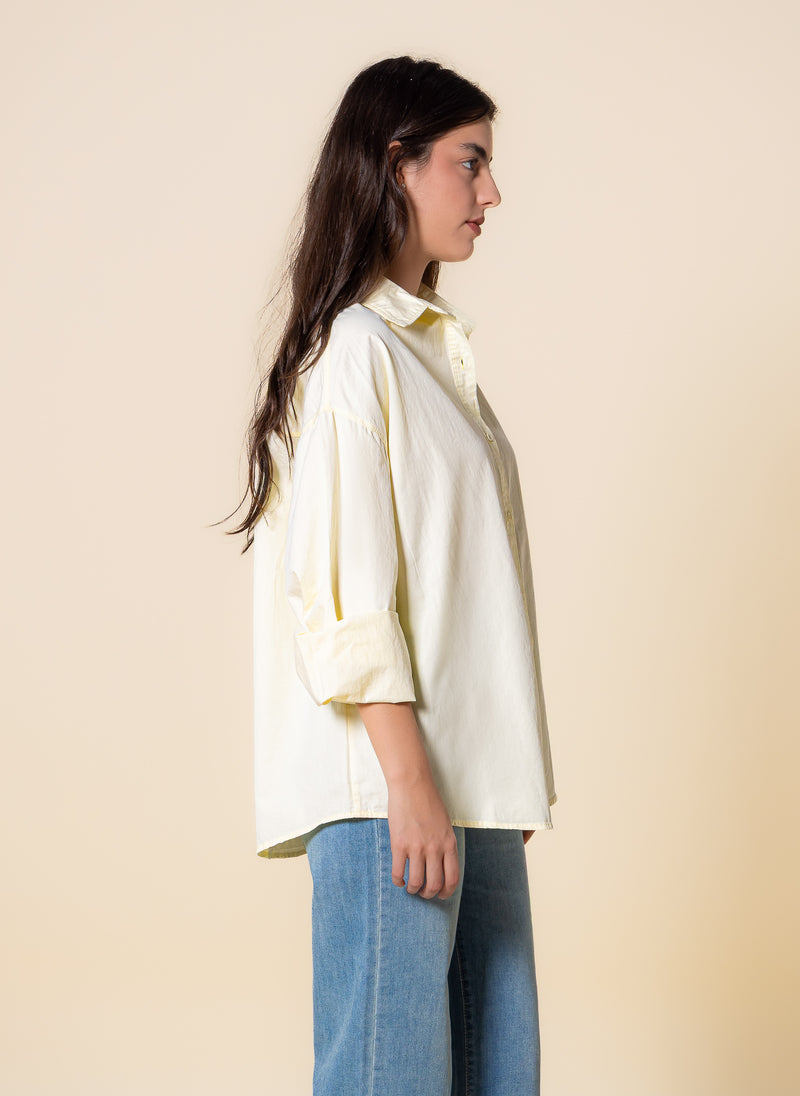 DETAILED COTTON BLEND SHIRT
