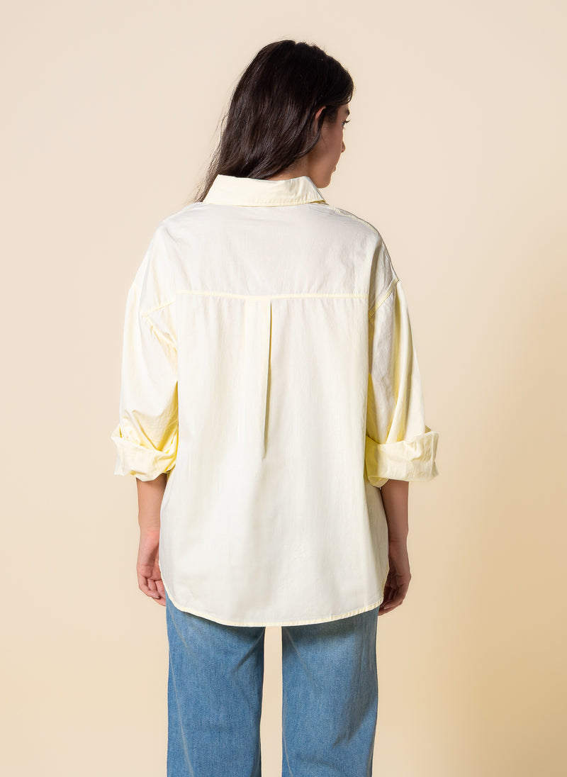 DETAILED COTTON BLEND SHIRT