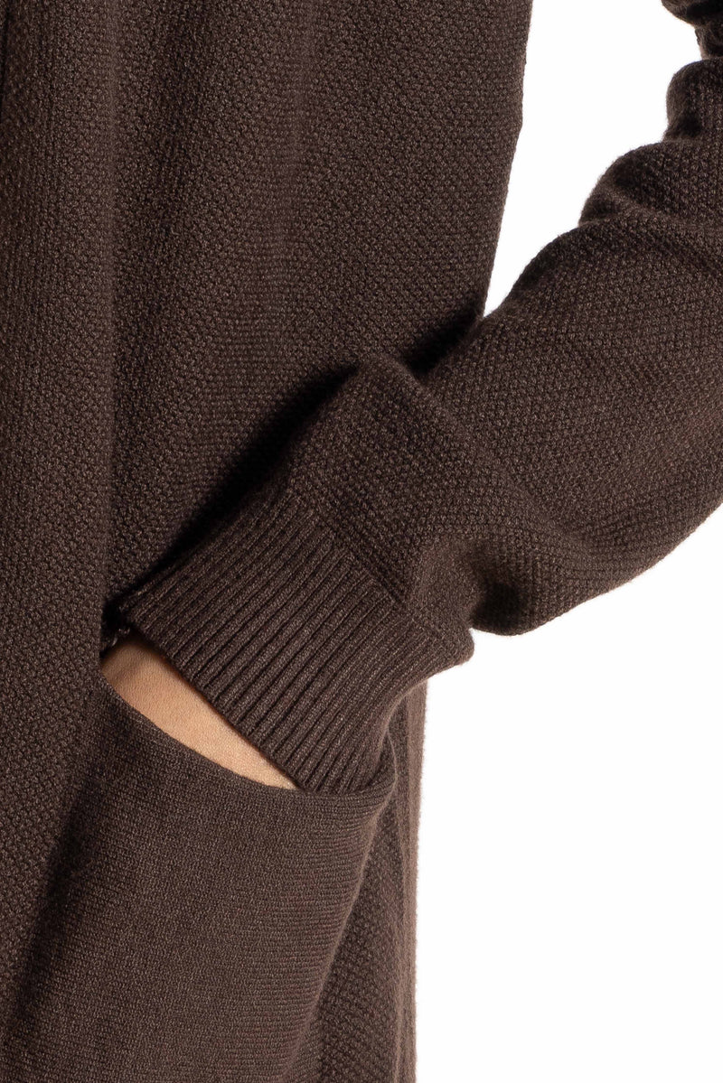 DETAILED RIBBED COAT