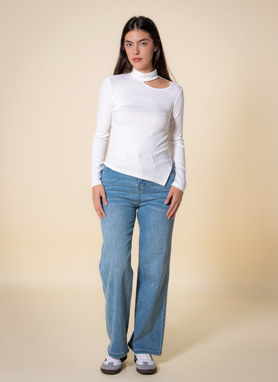 DETAILED LONG SLEEVE TOP