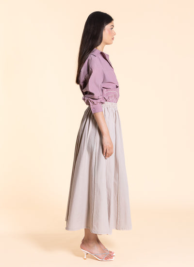 DETAIL EMBROIDERED SKIRT SET