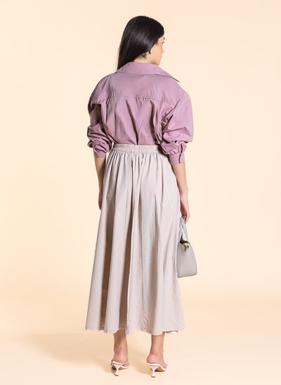 DETAIL EMBROIDERED SKIRT SET