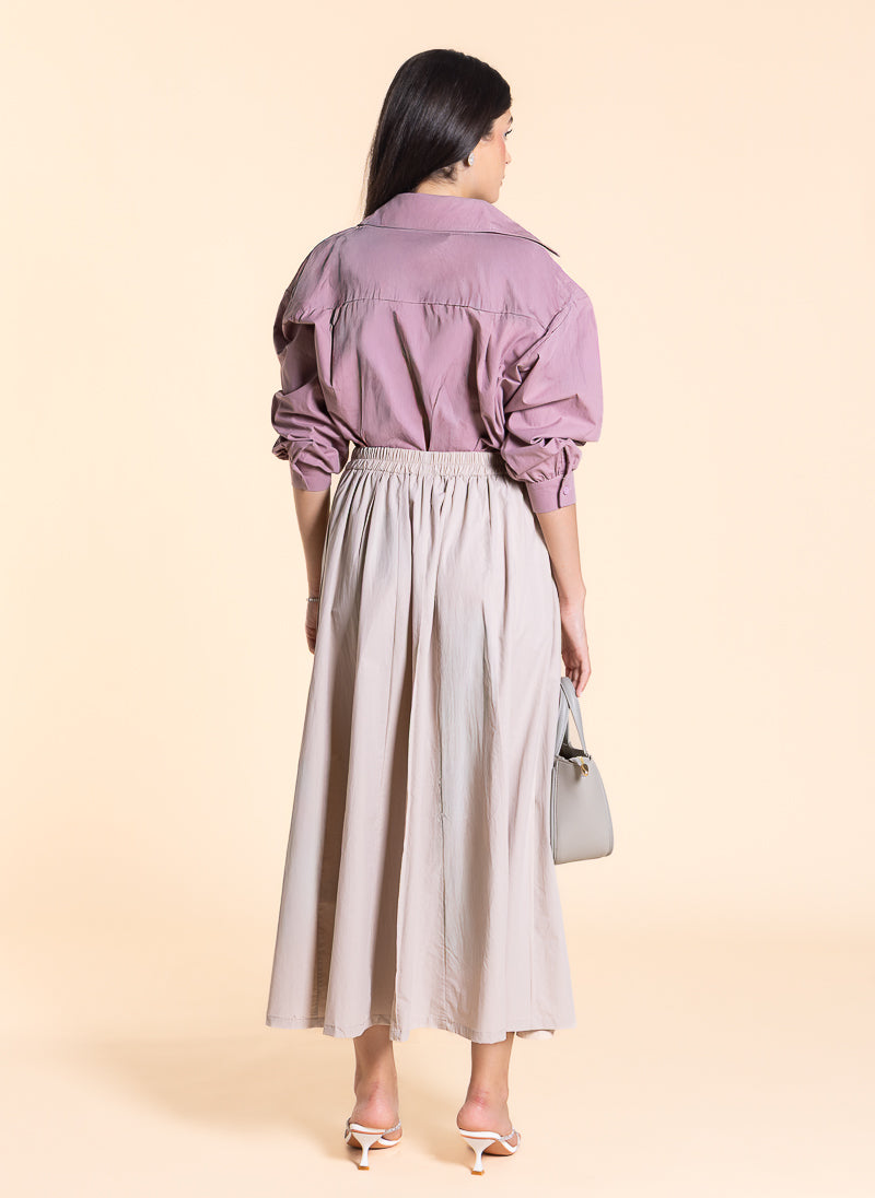 DETAIL EMBROIDERED SKIRT SET