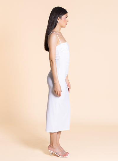 FITTED MIDI DRESS