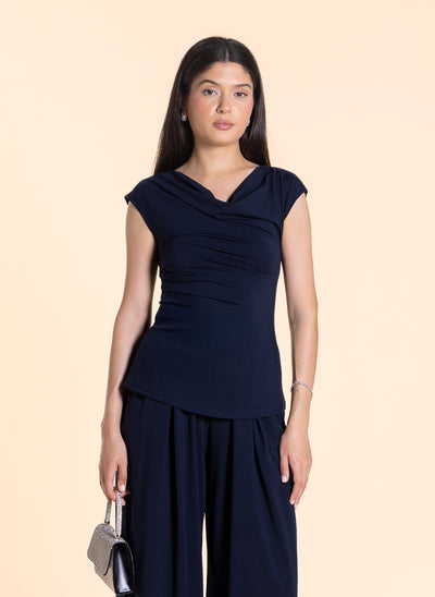 SOFT COWL NECK TOP SET
