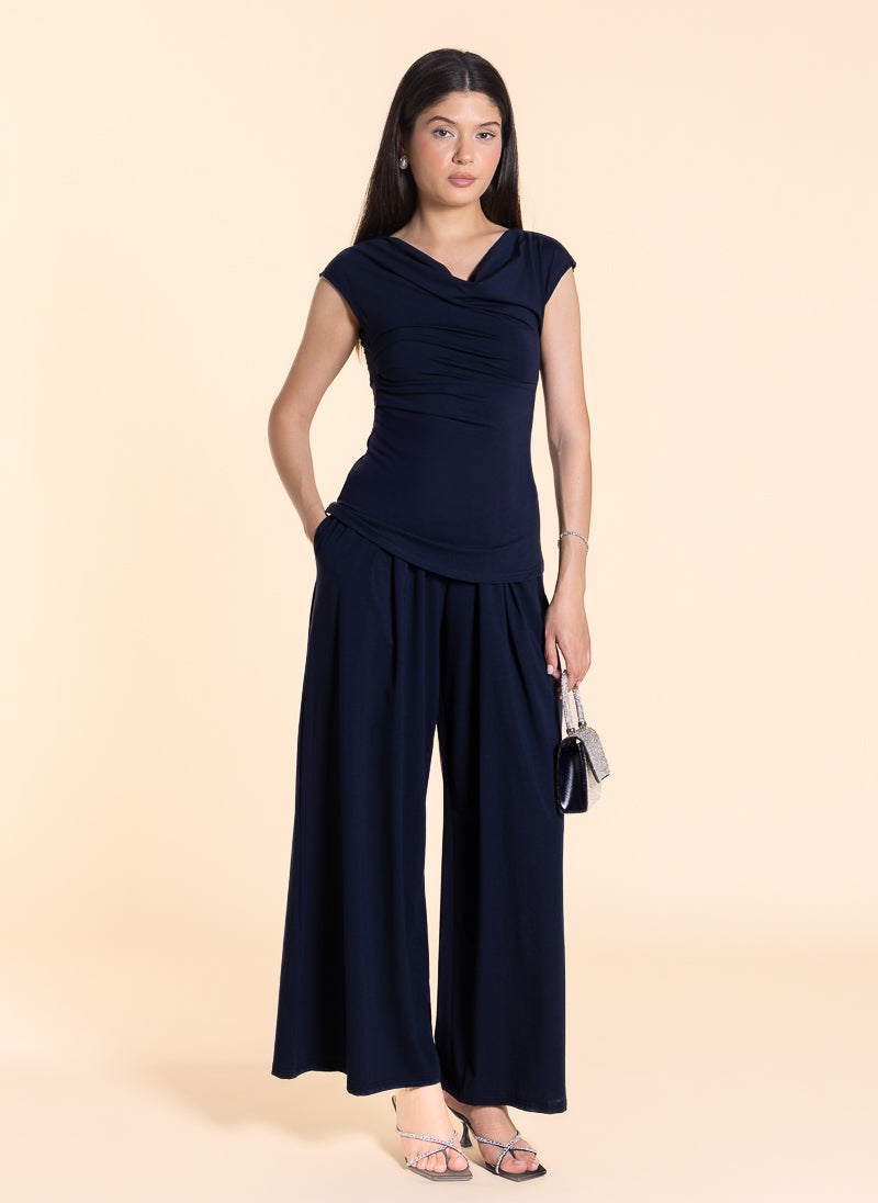 SOFT COWL NECK TOP SET