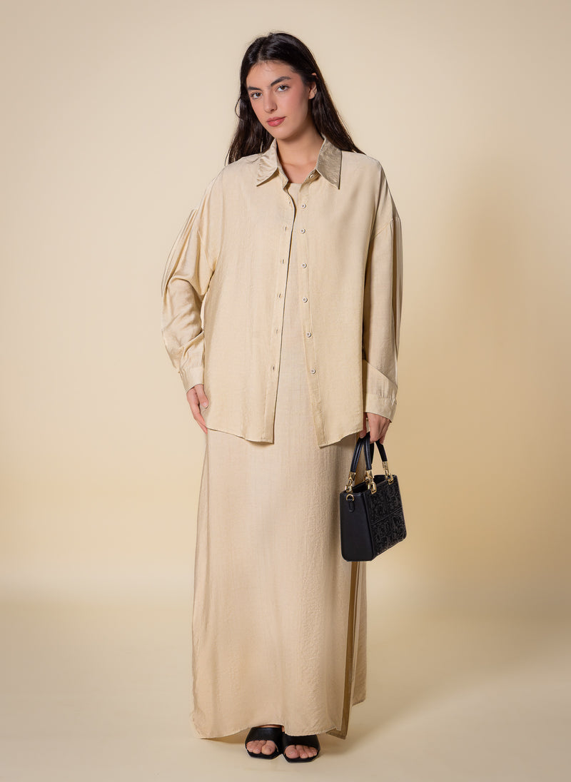 MAXI SHIRT DRESS