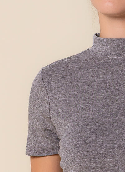 DETAILED WOOL BLEND TOP