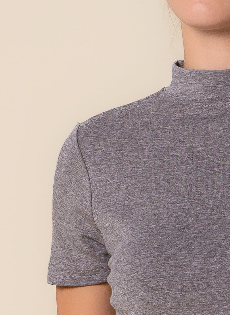 DETAILED WOOL BLEND TOP