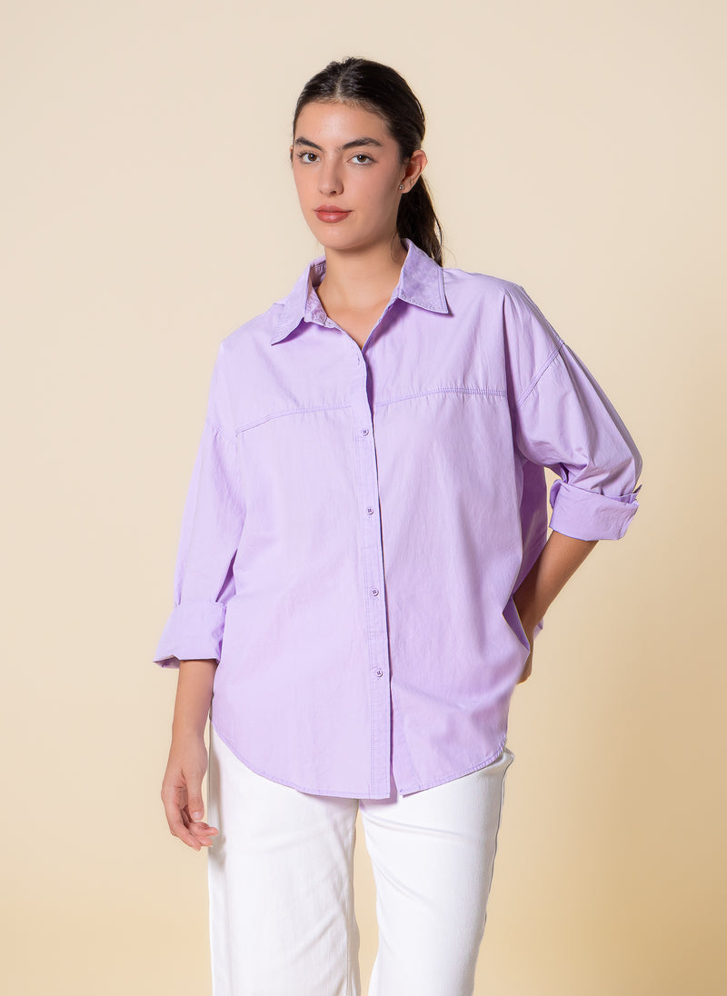 COMFORT COTTON BLEND SHIRT