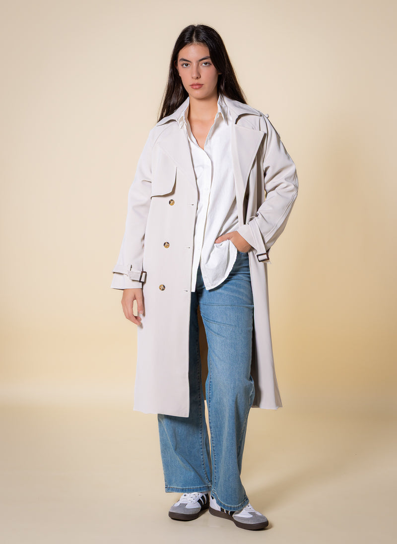 BELTED TRENCH COAT