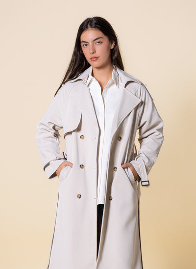 BELTED TRENCH COAT