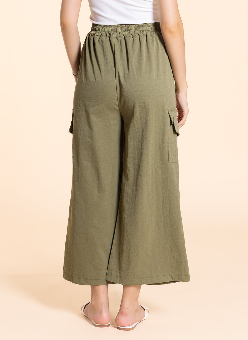 JOGGER WAIST CARGO TROUSERS