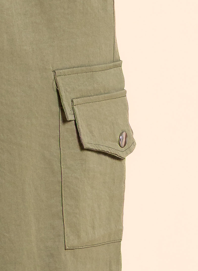 JOGGER WAIST CARGO TROUSERS