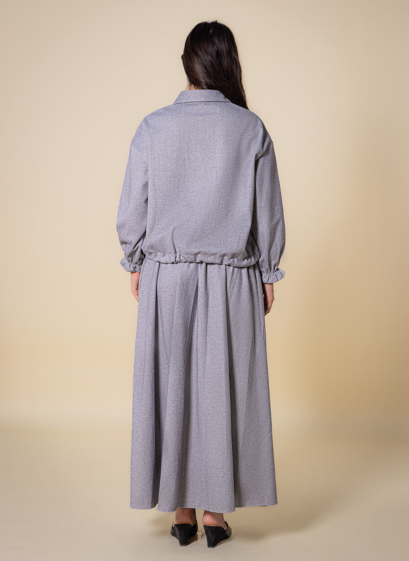 DETAILED MAXI SKIRT SET