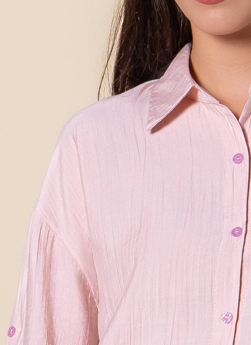 LONG MODEST SHIRT SET