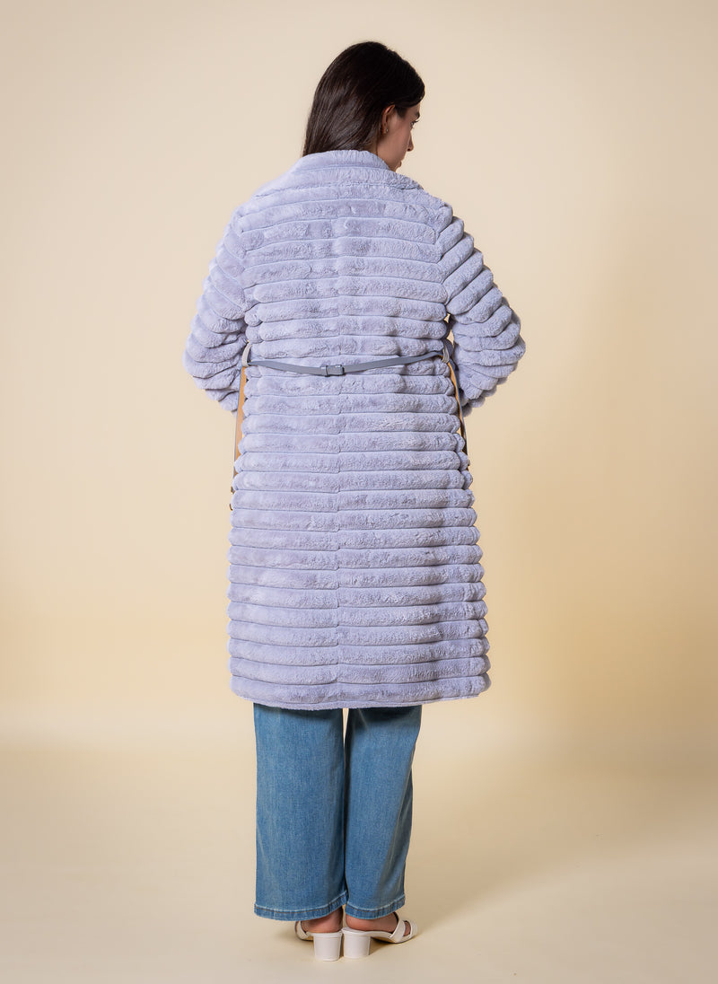 SOFT LONG BELTED COAT