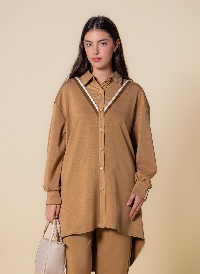 DETAILED SOFT SHIRT SET