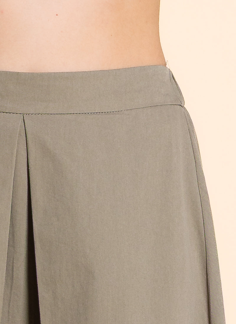 MAXI A-LINE COTTON SKIRT