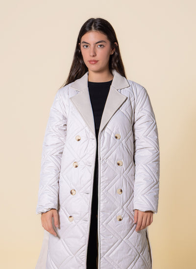 DETAILED LONG PUFFER JACKET