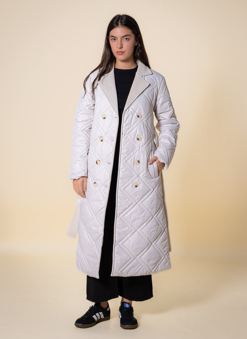 DETAILED LONG PUFFER JACKET