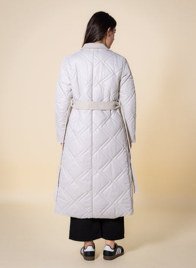 DETAILED LONG PUFFER JACKET