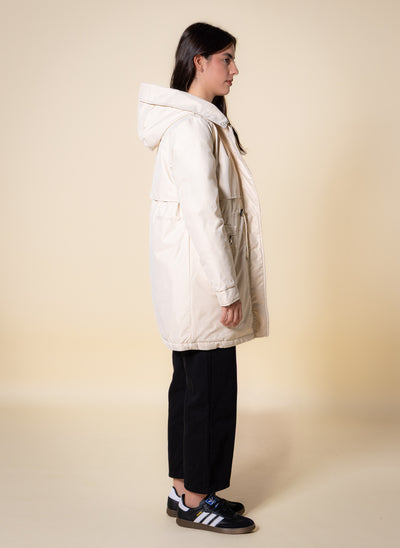 HOODED PUFFER JACKET