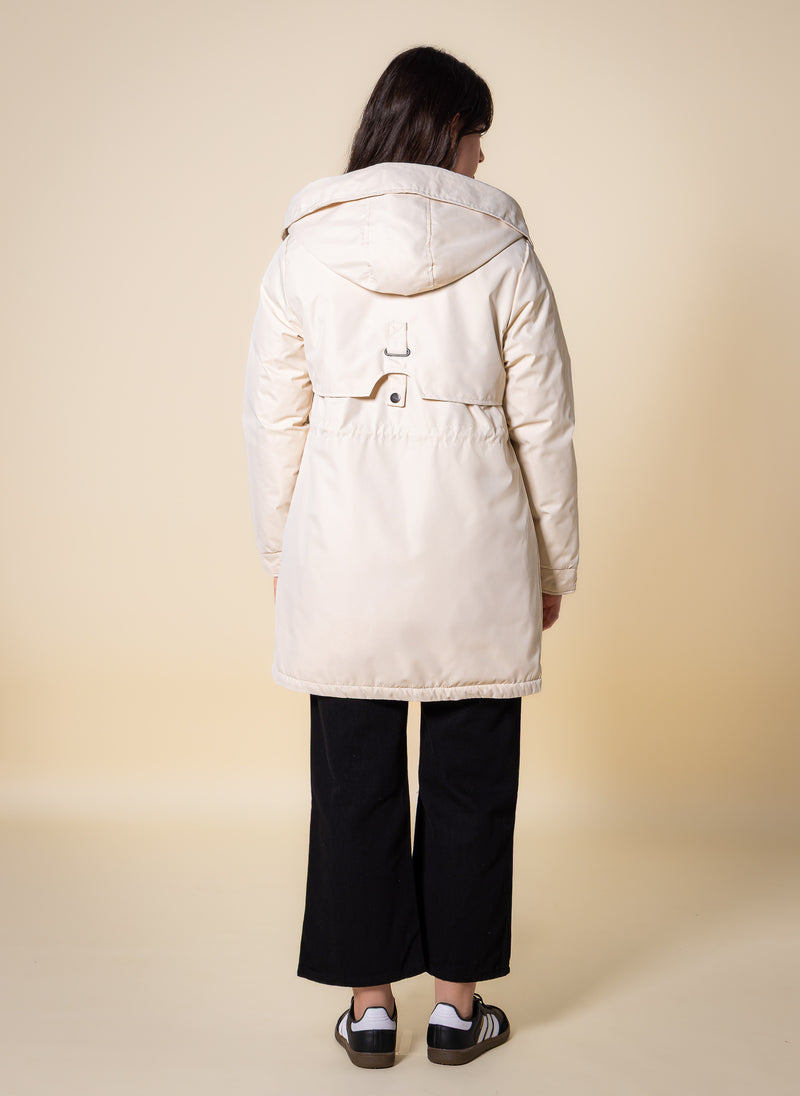 HOODED PUFFER JACKET