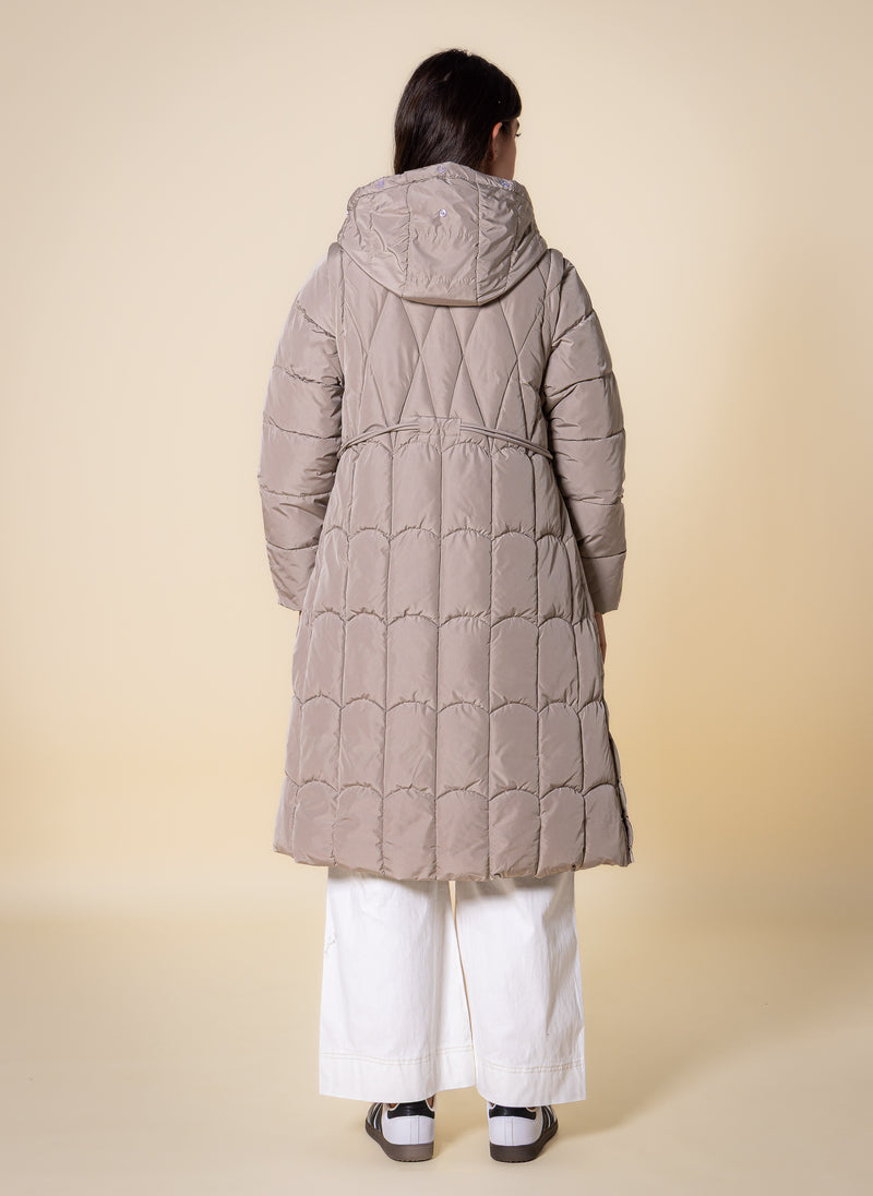 LONG DETAILED PUFFER JACKET